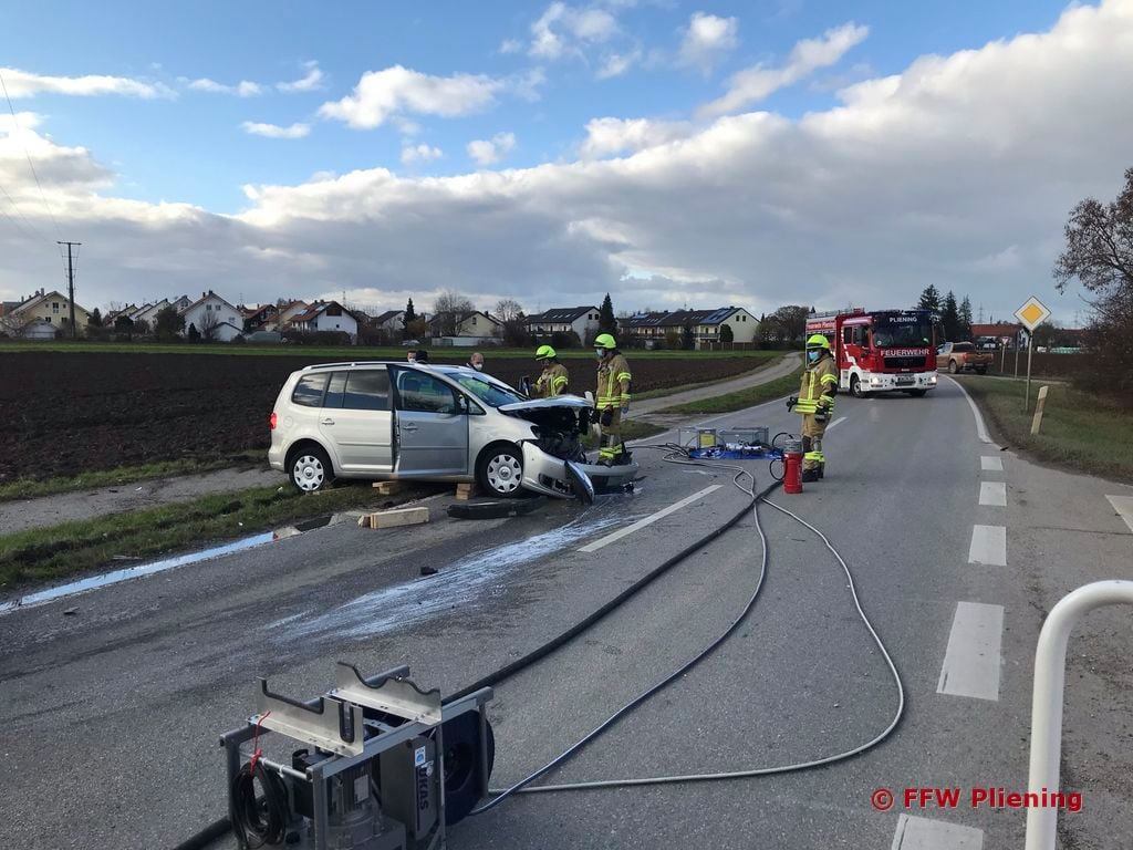 Verkehrsunfall an der Melchior-Huber-Straße / Neufarner Straße –&nbsp;20.11.2020