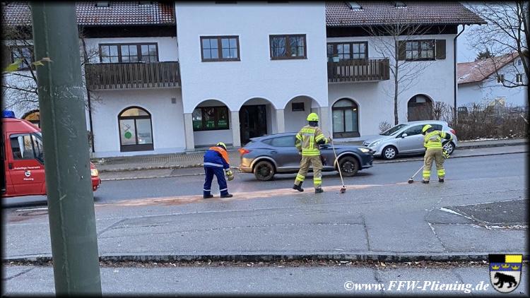 Ausgelaufener Kraftstoff an der Geltinger Straße – 30.11.2021