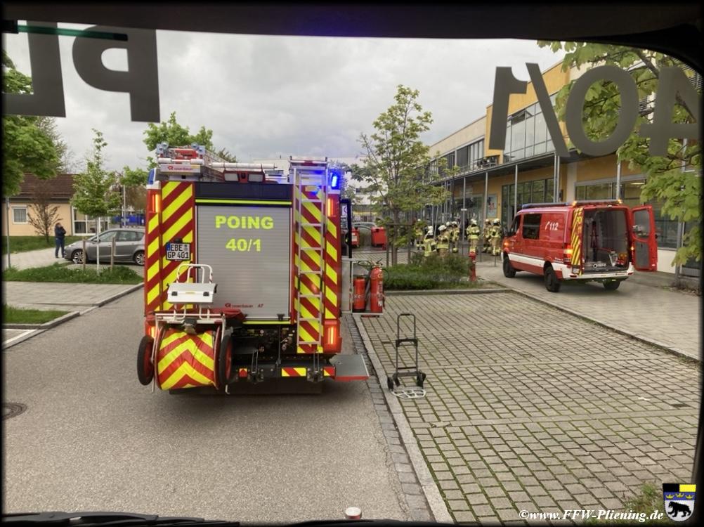 Rauchentwicklung in einem Geschäftshaus in Poing –&nbsp;12.05.2023