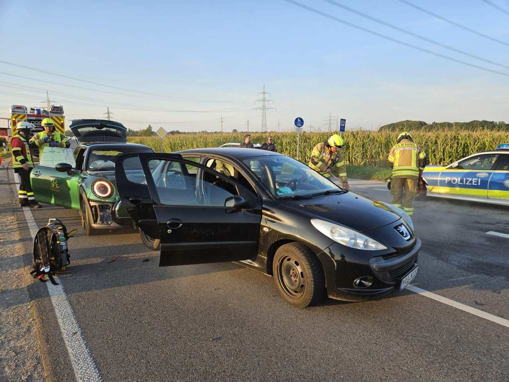 Verkehrsunfall zwischen Pliening und Neufinsing –&nbsp;09.09.2023