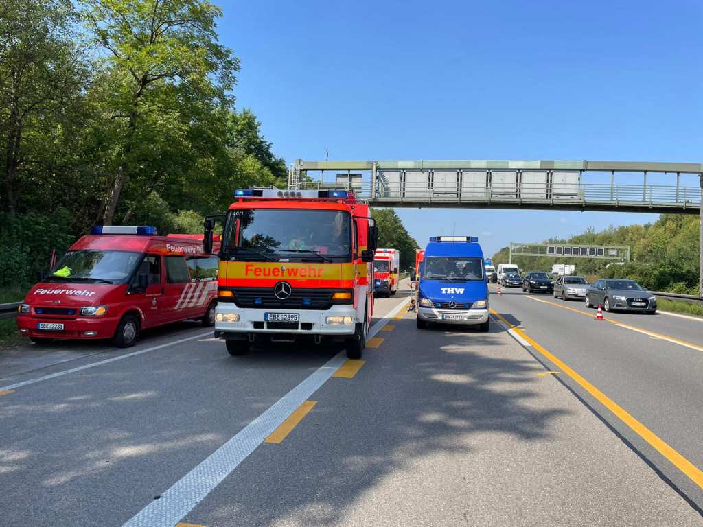 Verkehrsunfall mit mehreren LKW auf der A99 (UG ÖEL) –&nbsp;09.09.2023