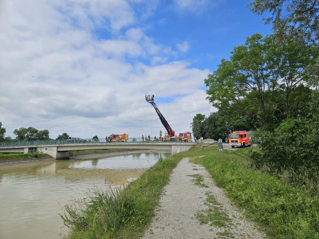 Tierrettung am Mittleren Isarkanal (Speichersee) – 04.06.2024