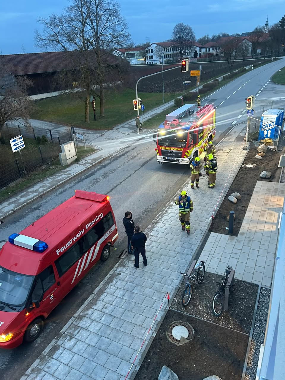 Einsatz der Feuerwehr Pliening wegen eines ausgelösten Heimrauchmelders, März 2026