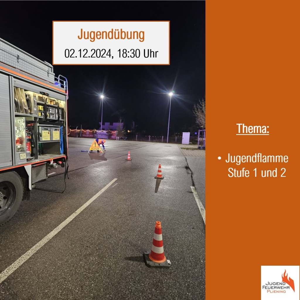 Üben für die Jugendflamme Stufe 1 und 2 – Bild 1