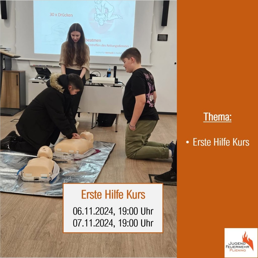 Erste-Hilfe-Kurs im Gerätehaus – Bild 1