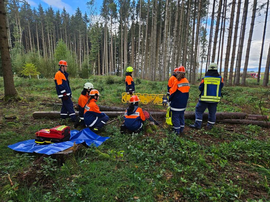 40. Kreisjugendfeuerwehrtag: Einsatzszenarien 1 und 2 – Bild 3