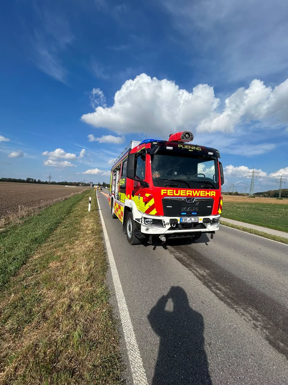 Dieselspur auf der St 2082 zwischen Pliening und Neufinsing – 05.10.2026